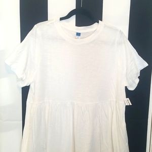 Old Navy with tags white mid length dress